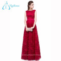 A-Line Lace China Custom Long Evening Dress